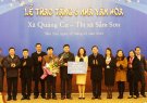 Tập đoàn FLC trao tặng 6 nhà văn hóa cho xã Quảng Cư, thị xã Sầm Sơn